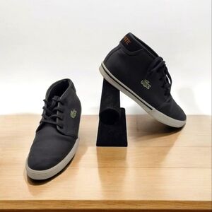 Lacoste Izod Alligator Men's Black Ampthill Sneakers sz 7